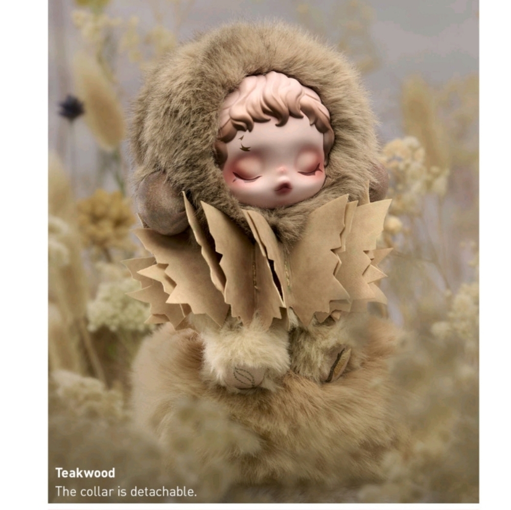 SKULLPANDAL‎ 'impressionnisme Series Plush NIB - Teakwood